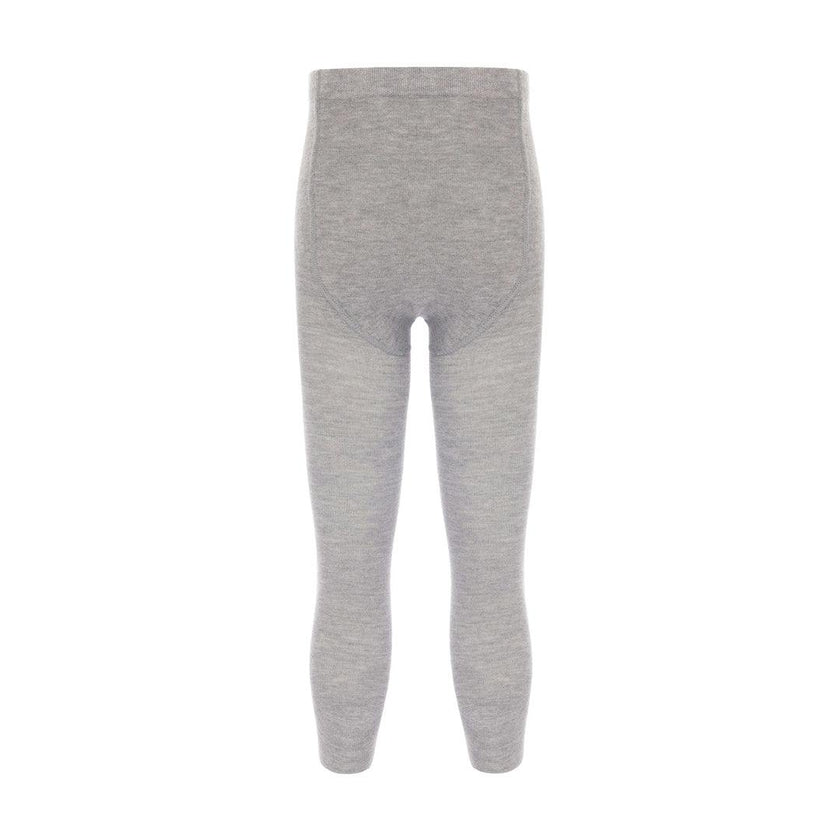 Gray Cotton Tights