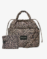 Luna Drawstring Changing Tote Lighter Leopard Print
