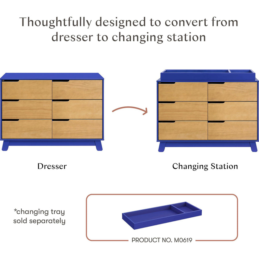 Hudson 6-Drawer Assembled Dresser (48")