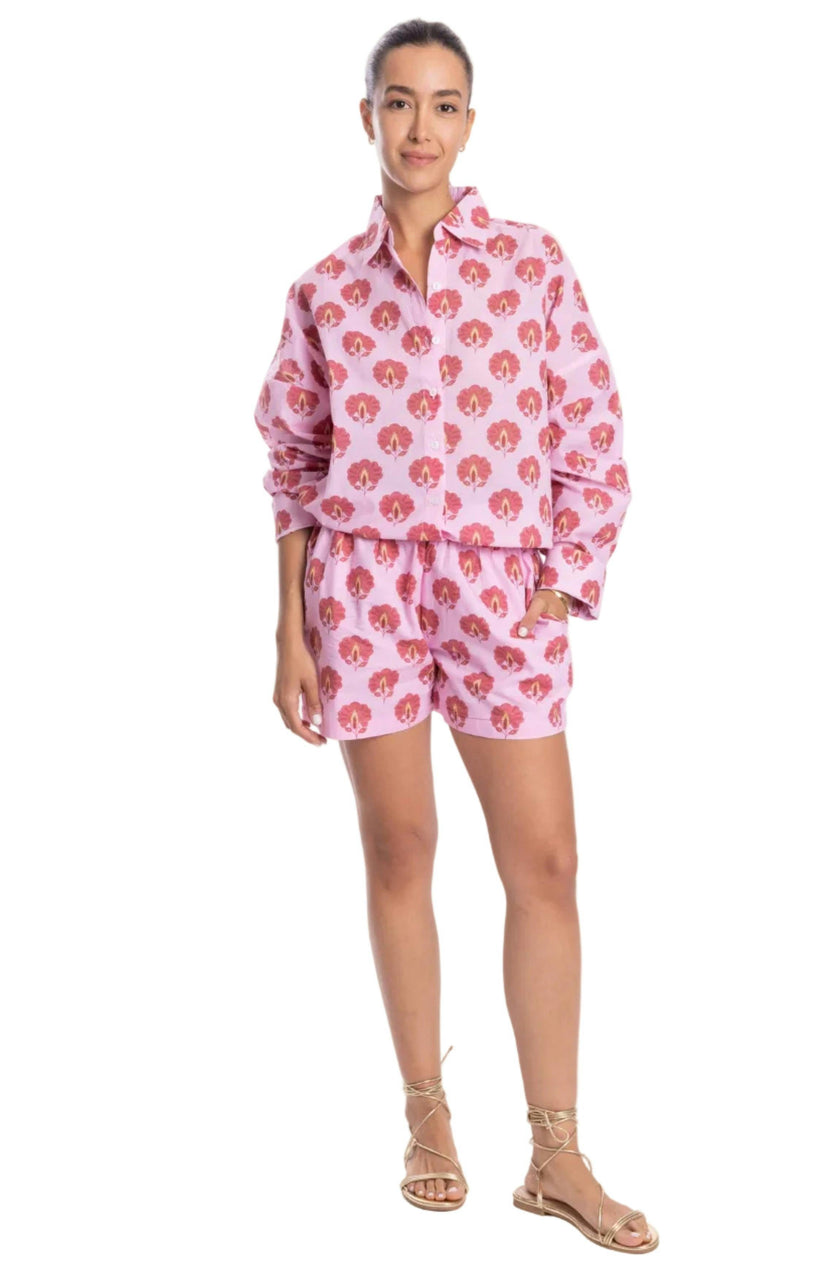 Robi Shorts in Deep Pink