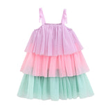 Pink Vaelina Pastel Tier Dress