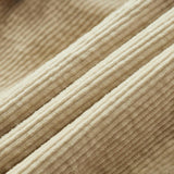 Beige Corduroy Sherpa Reversible Jacket