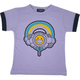 Sunflower Purple Tee - Unisex for Boys and Girls