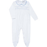 Nella Long Sleeve Smocked Footie