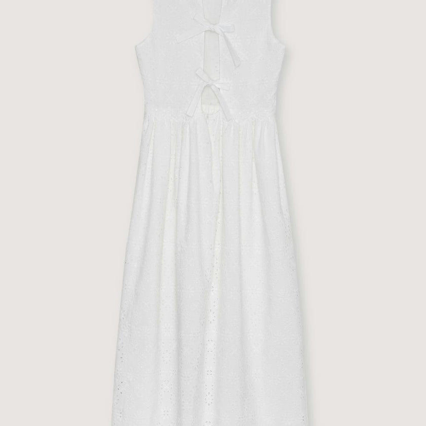 Sakura Woman Long Dress Pure Cloud