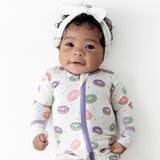 Donuts Zippered Footie