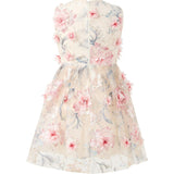 Rosalia Embroidered Mini Dress