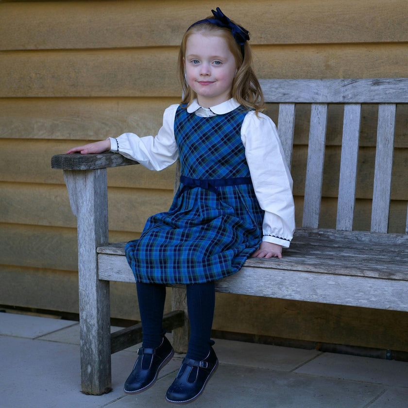 Check Flared Dress