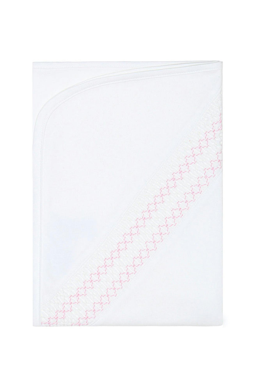 Signature Smocked Girls Receiving Blanket