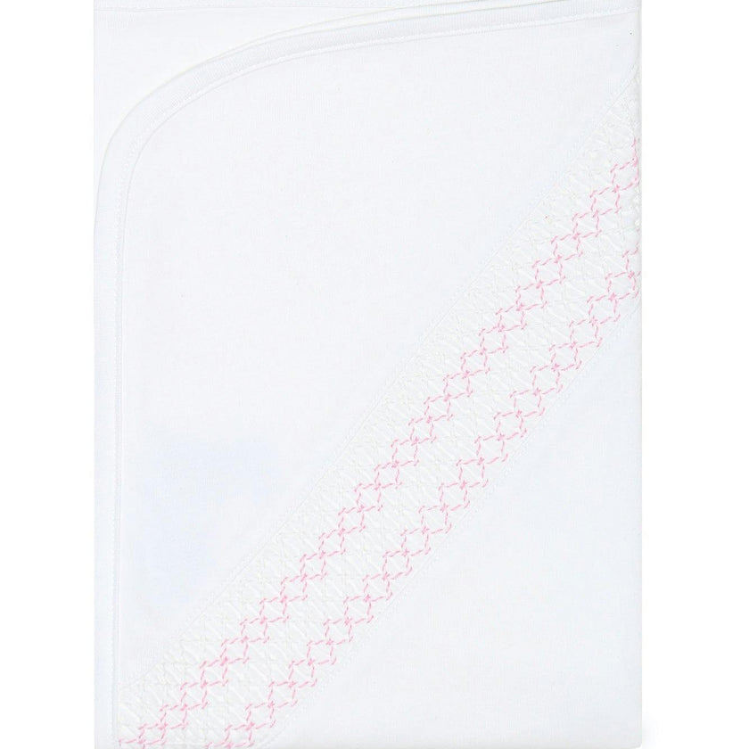 Signature Smocked Girls Receiving Blanket
