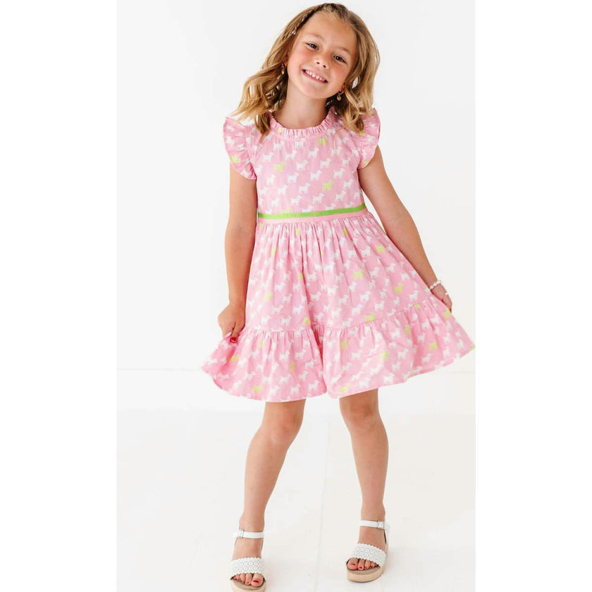 Puppies Ruffle Dress