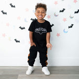 Bat Patch Halloween Short Sleeve T-Shirt