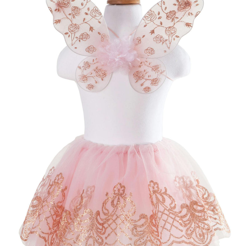 Rose Gold Tutu & Wings Set