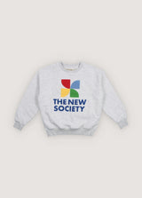 TNS Logo Sweatshirt Light Grey Melange