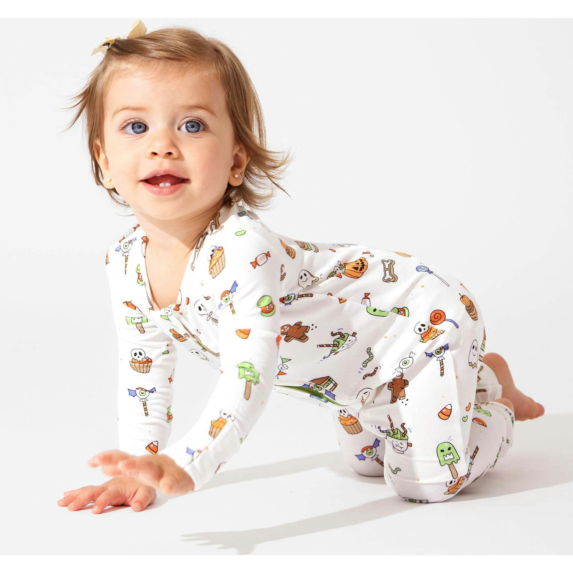 Halloween Treats Bamboo Convertible Footie