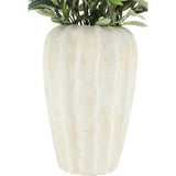 30" Faux Olive Arrangement in Artisan Vase