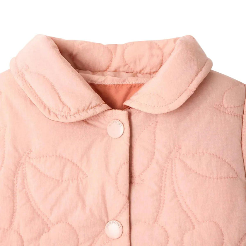BONPOINT Juno Reversible Baby Jacket - Rose The