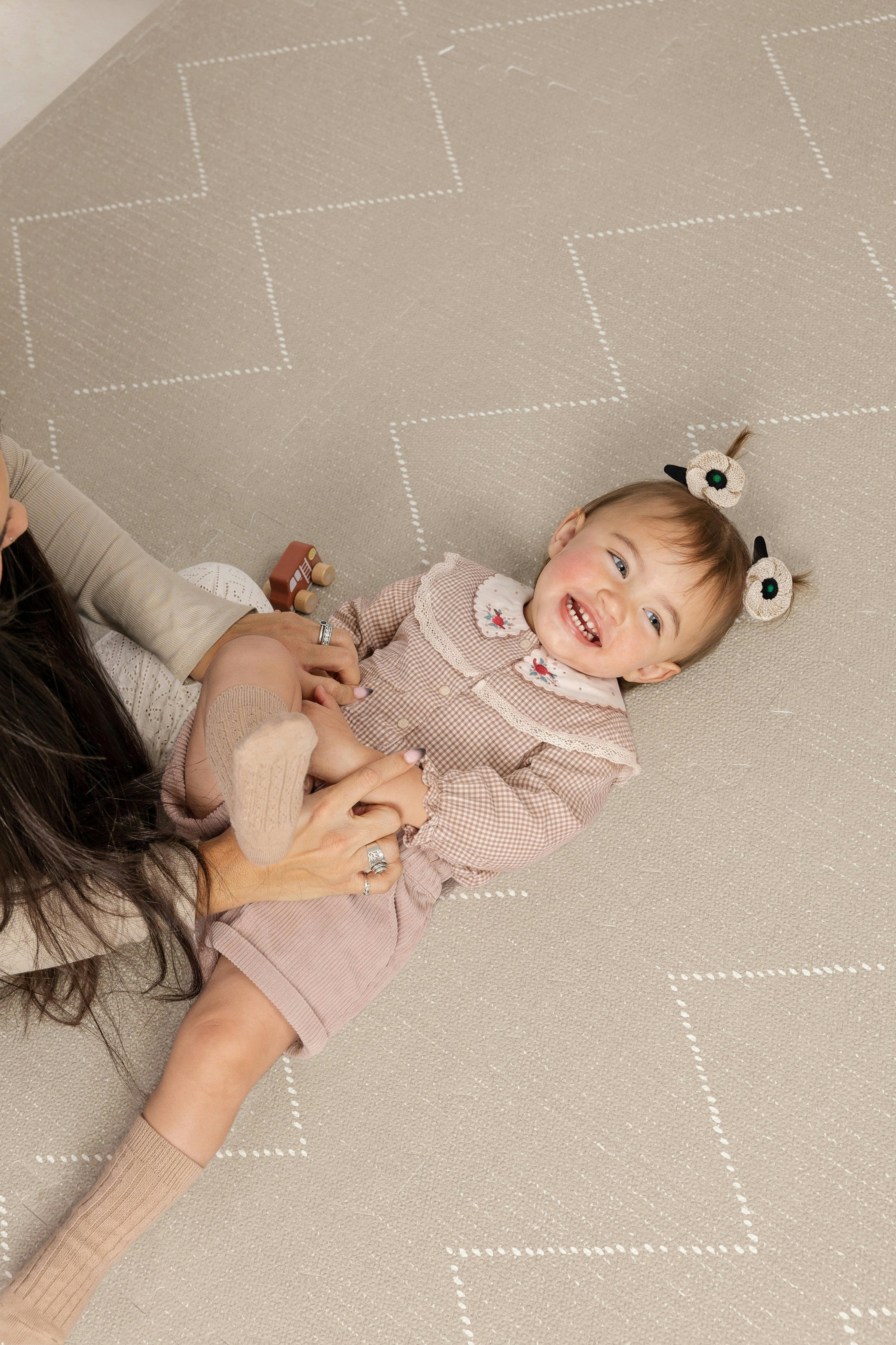 Premium Foam Haven Playmat | Tulum, Desert Caliza | Toddlekind