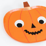 Halloween Pumpkin Plates