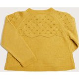 Openwork Cardigan In Burgundy (6mths-10yrs)