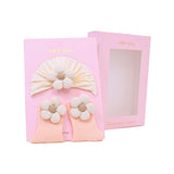 Beige Flower Pastel Accent Gift Set