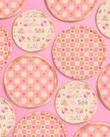 Palm Royale Plates - 32 paper plates, 2 sizes