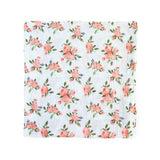 Cotton Muslin Swaddle Blanket 3 Pack - Watercolor Roses