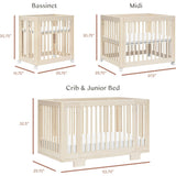 Yuzu 8-In-1 Convertible Crib With All-Stages Conversion Kits