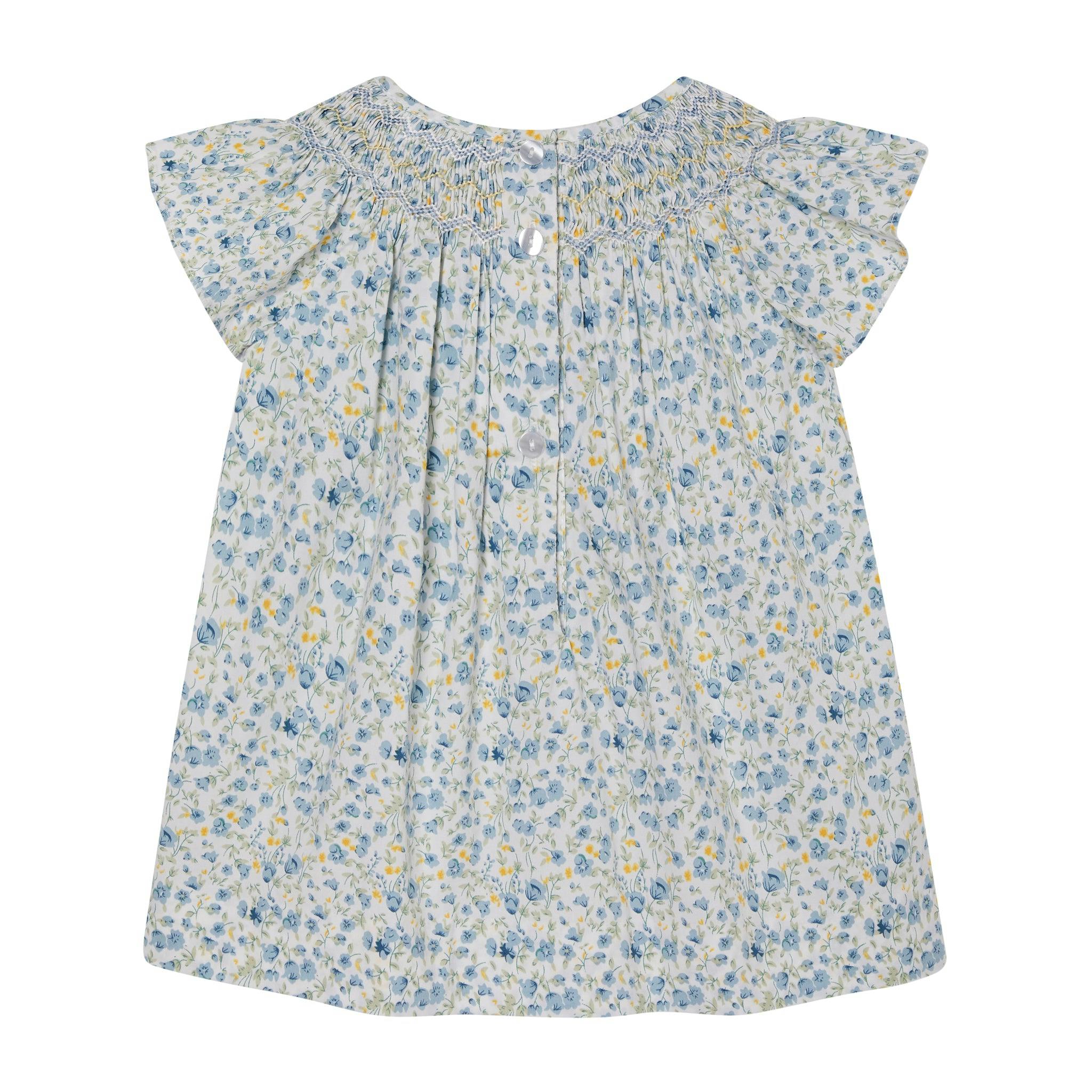 Hand-Smocked Girls Blouse Ines