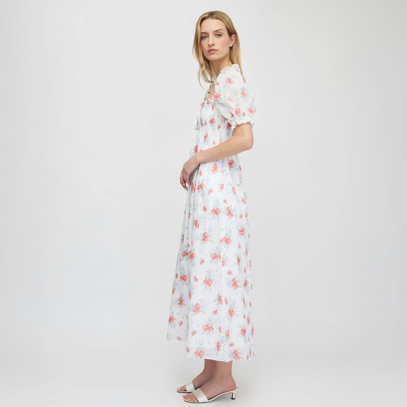 The Scarlett Nap Dress - Sunburst Blossoms