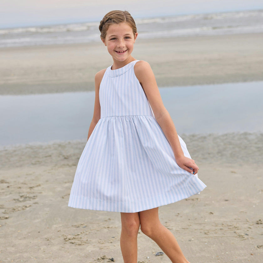 Bow Back Annie Dress - Savannah Stripe