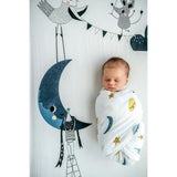 Moon and Stars Bamboo Swaddle