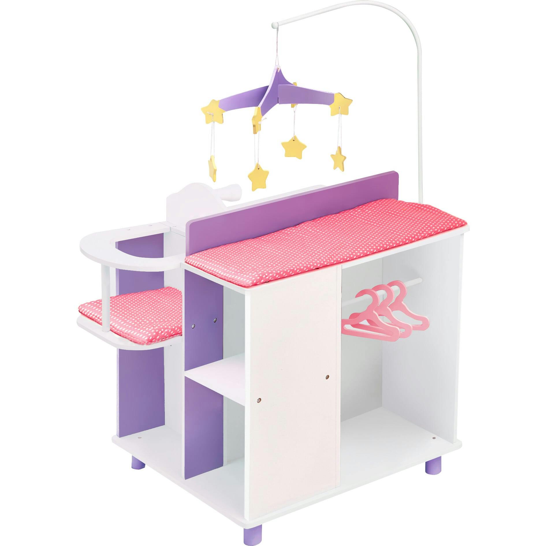Olivia's Little World Little Princess Baby Doll Changing Station with Storage