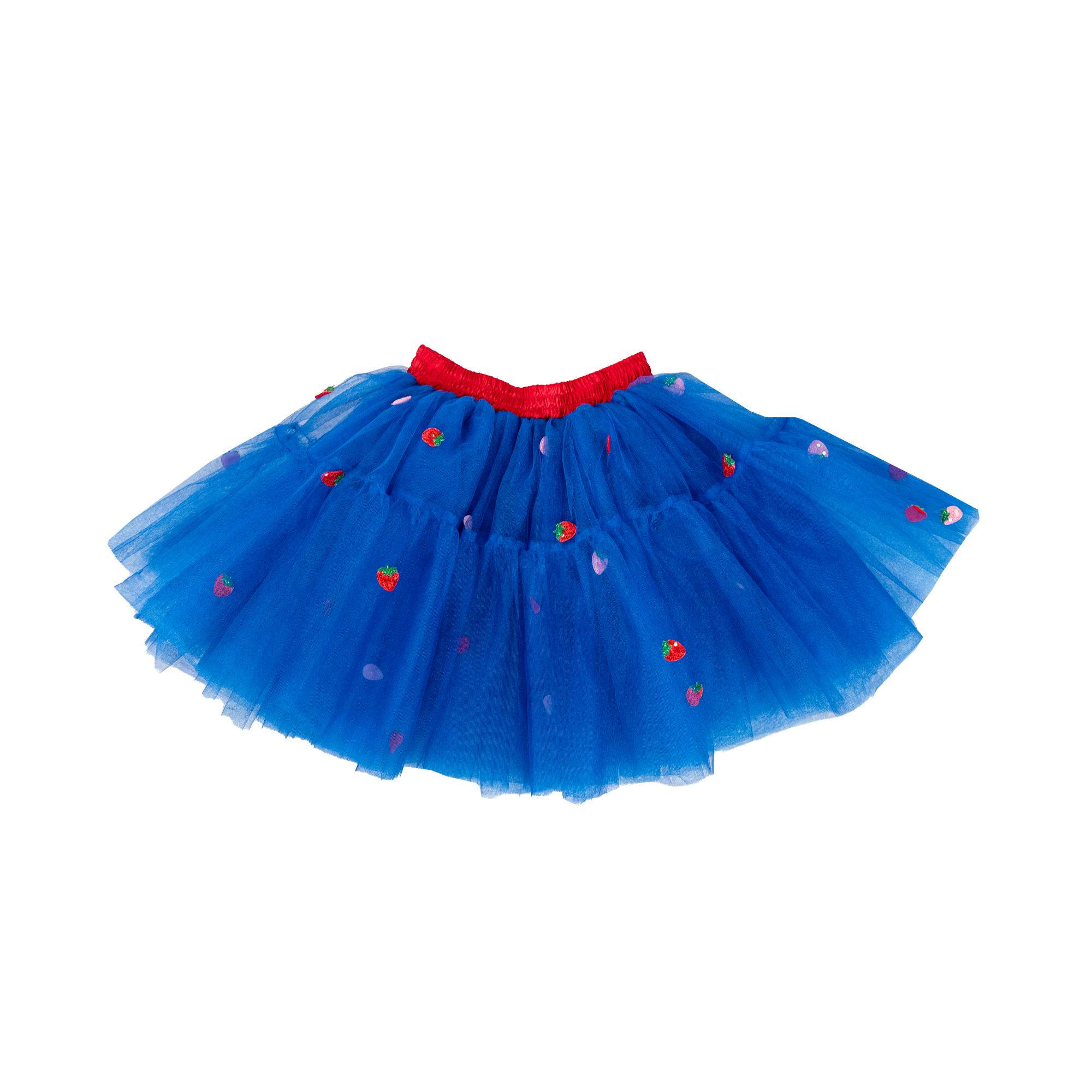 A Leading Role x Strawberry Shortcake Premium Adult Berry Blue Tulle Skirt