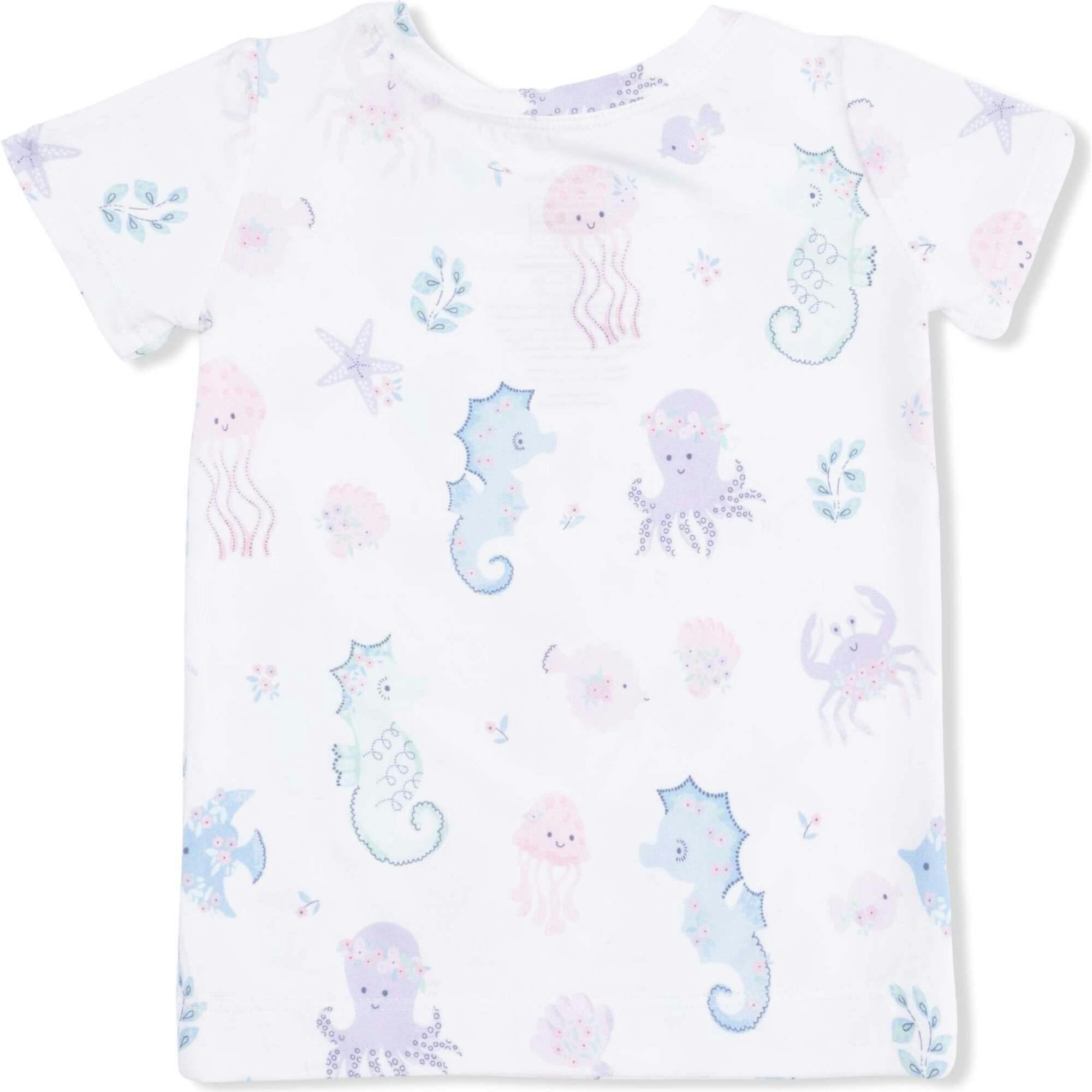 Floral Sea Creatures - Loungewear Short Set