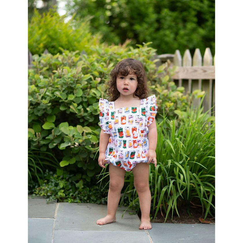 Bubble Romper in Soda Pop