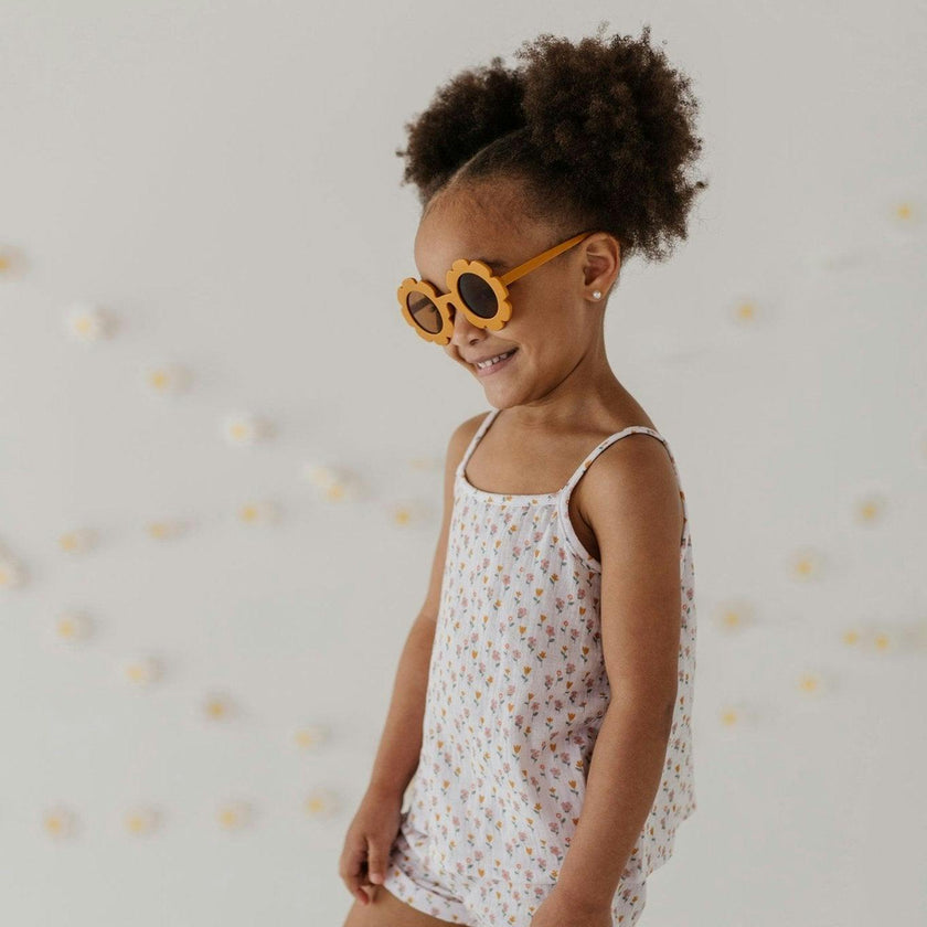 Girl's Gauze Tank & Short Set