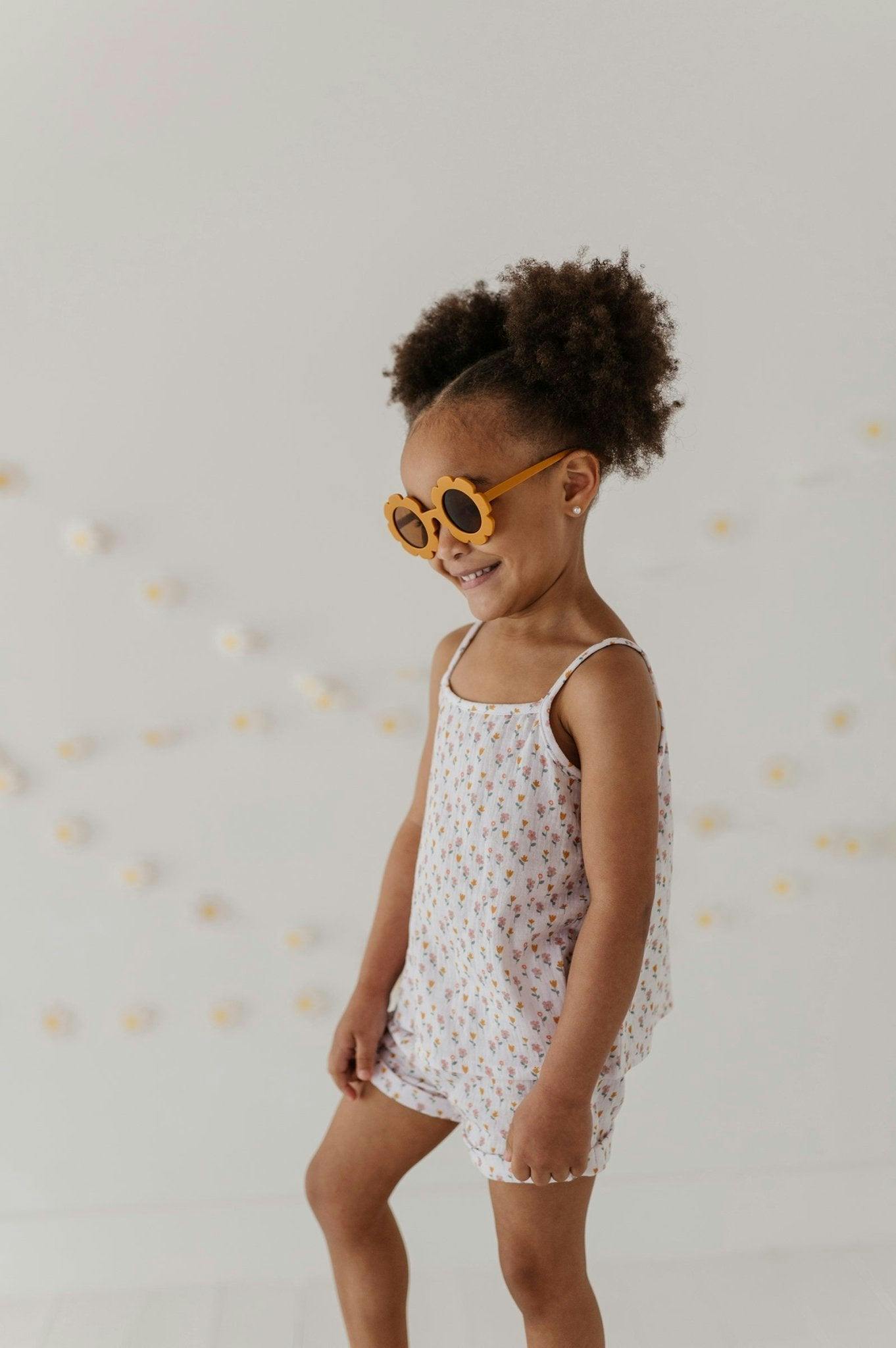 Girl's Gauze Tank & Short Set