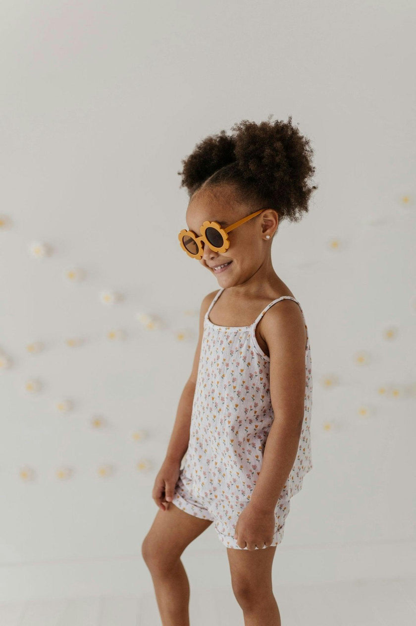 Girl's Gauze Tank & Short Set