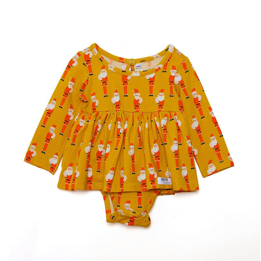 Retro Christmas Long Sleeve Bubble Romper 2-Pack
