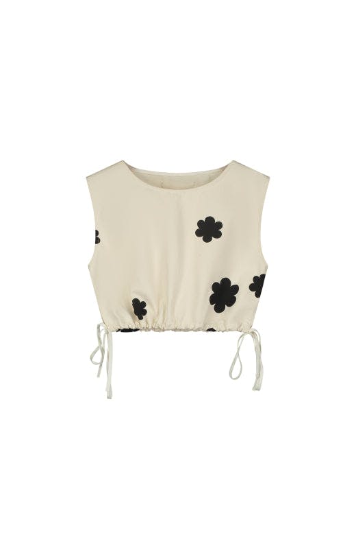 Canvas Coral Reef Crop Top