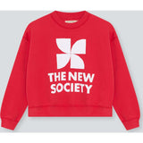 TNS Logo Teen Sweatshirt Tulip Red
