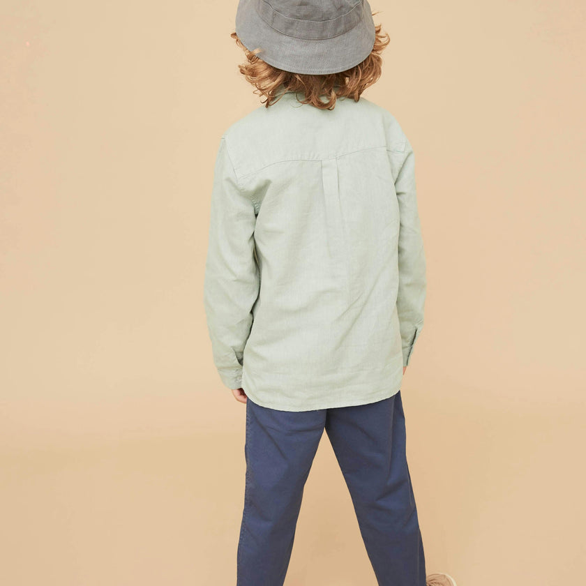 Linen Cotton Kaftan Shirt