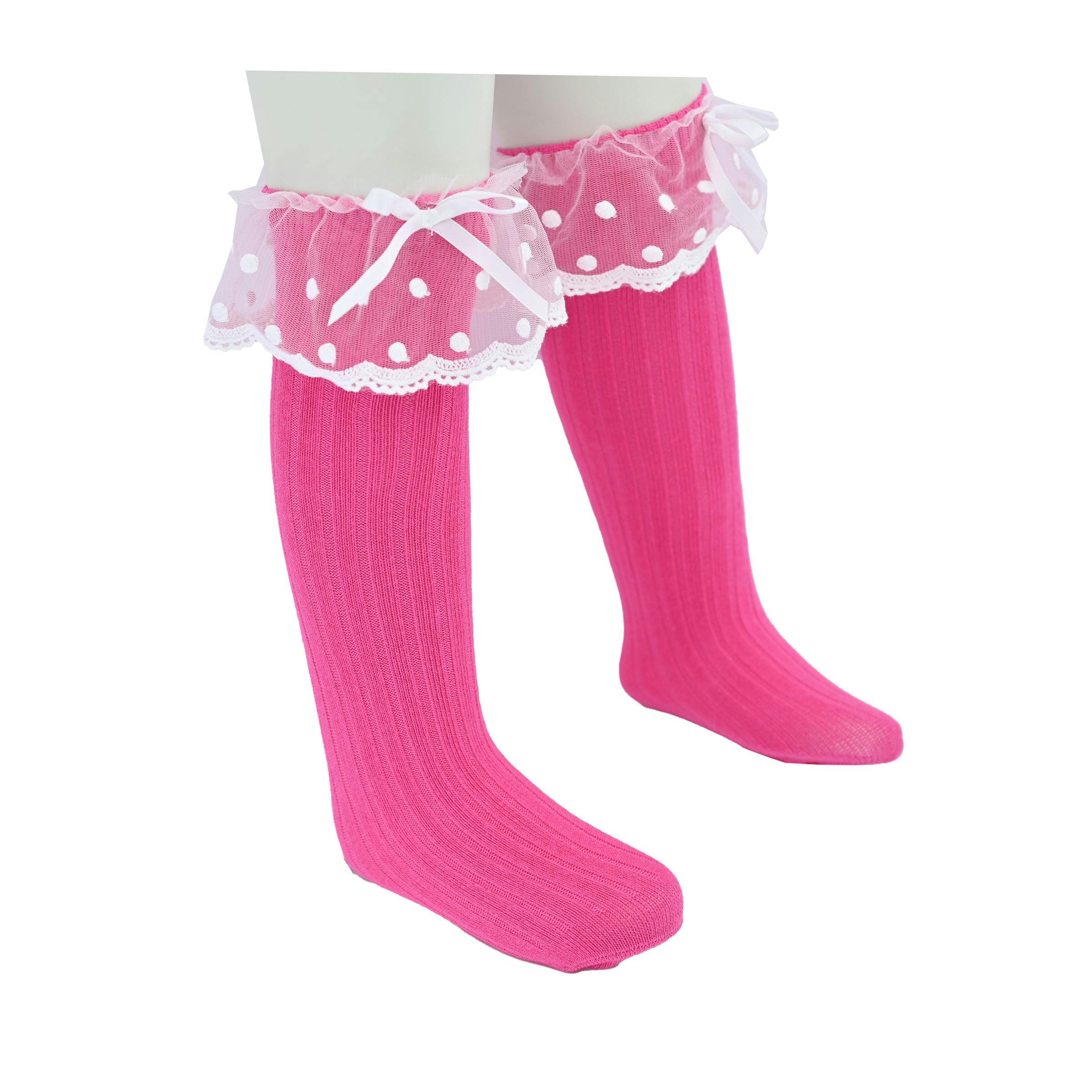 Ankle Skirt Polka Bow Socks