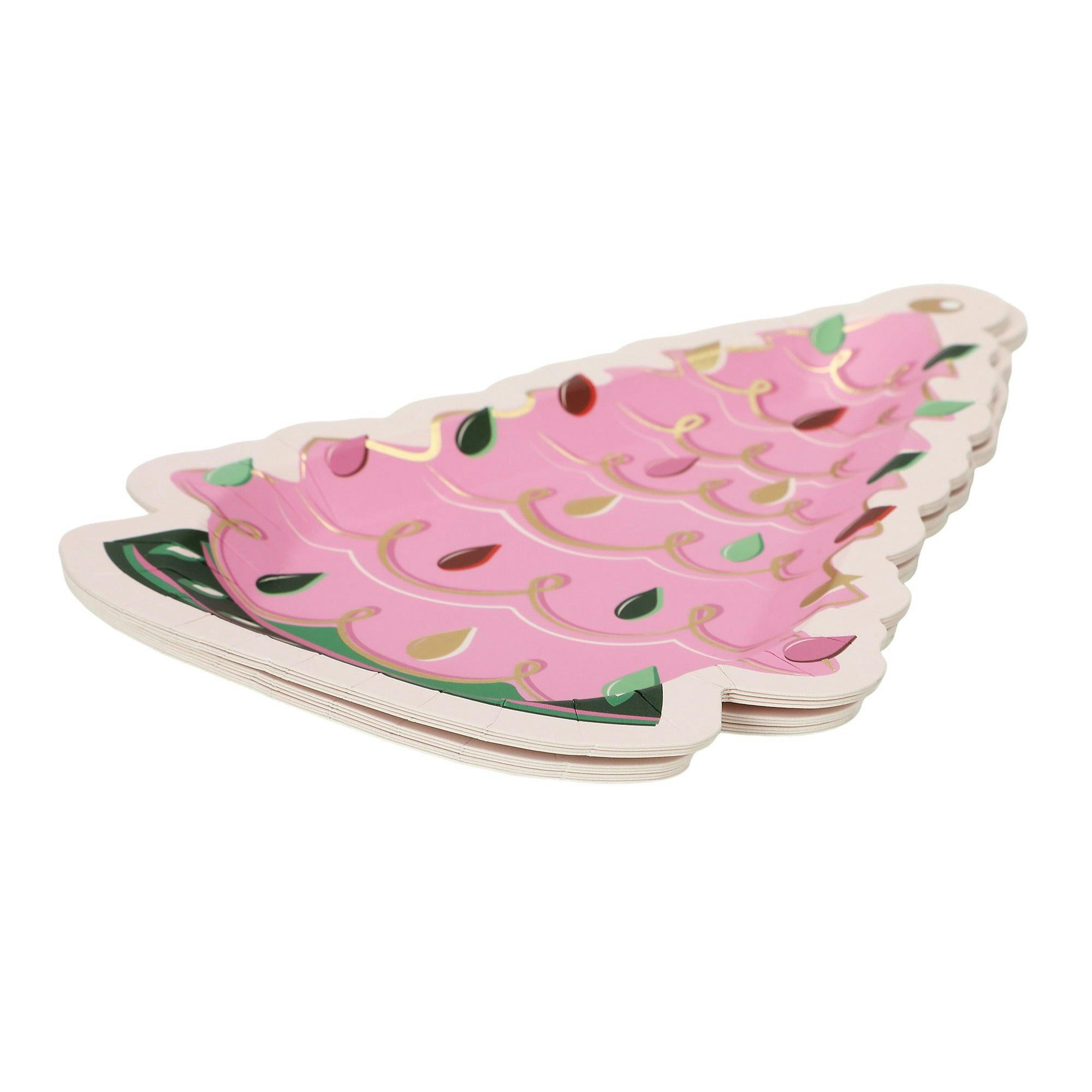 Packed Party 8 In Tree Plate Paper Party Ware