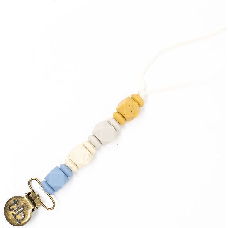 Petite Jewel Pacifier & Toy Clip