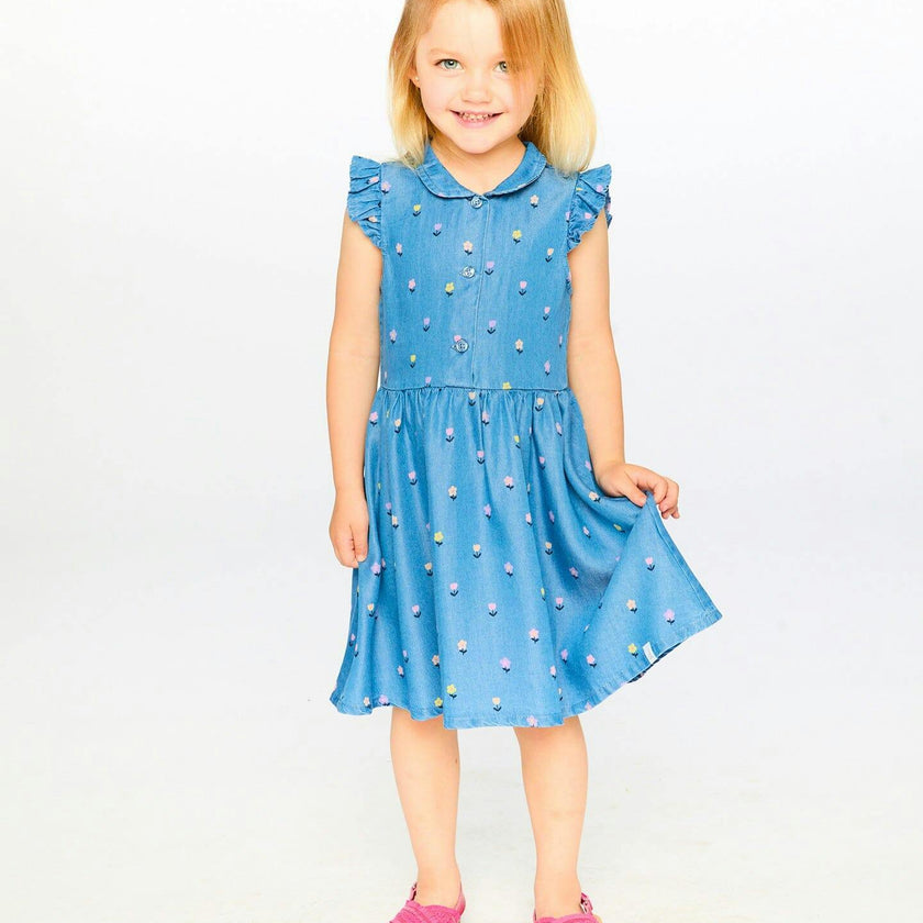 Sleeveless Button Down Dress