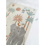 Malena Velvet Graphic Print Rectangular Rug