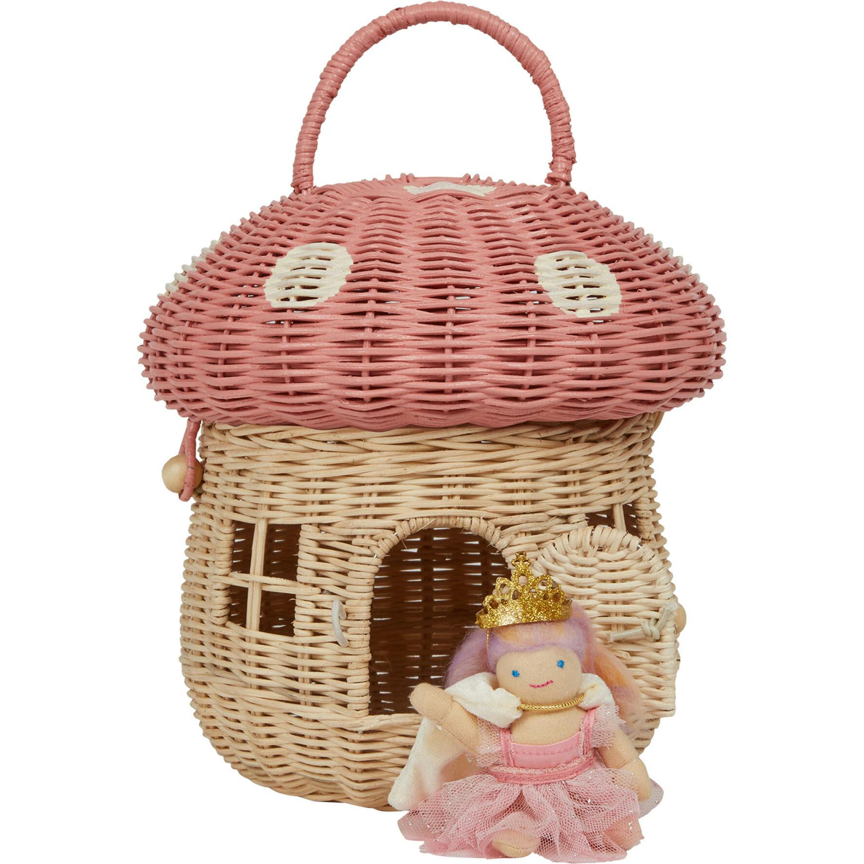 Rattan Mushroom Basket