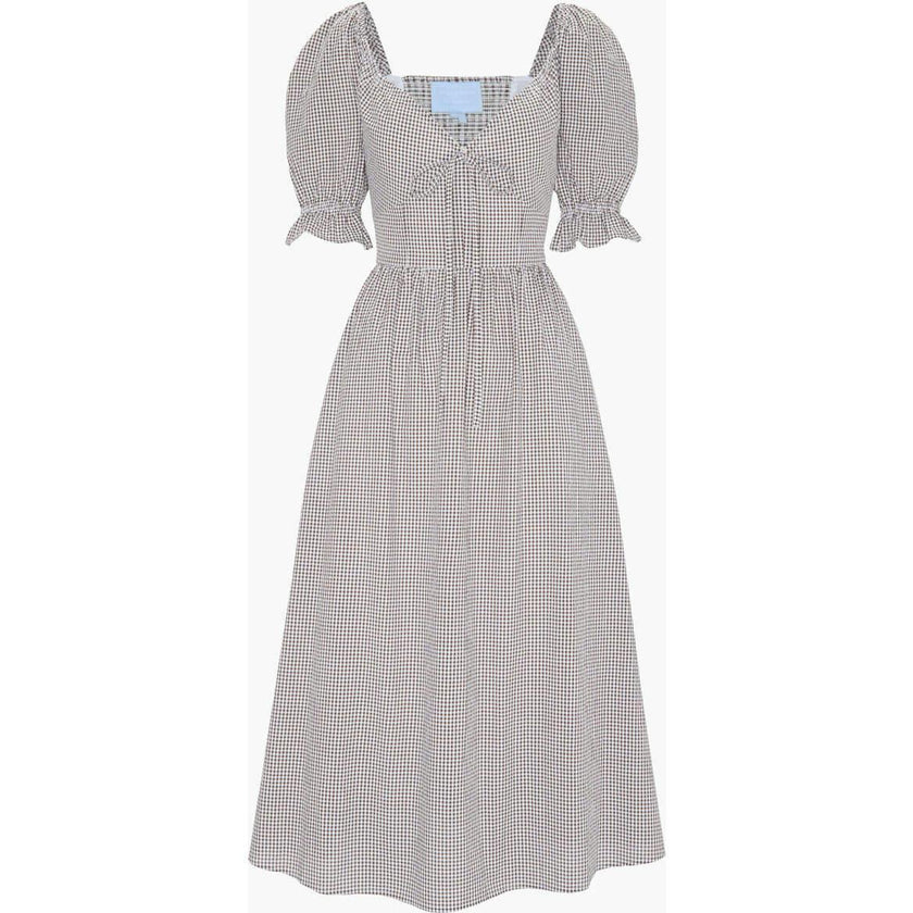 The Ophelia Dress - Chocolate Gingham
